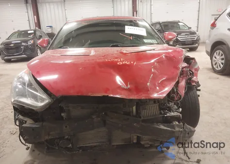 2013 Hyundai Veloster Turbo W/Black z USA, uszkodzony, nr VIN KMHTC6AE1DU115332